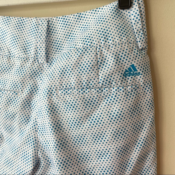 Adidas Blue White Climate Golf shorts Size 2 Retail $75 - Picture 4 of 6